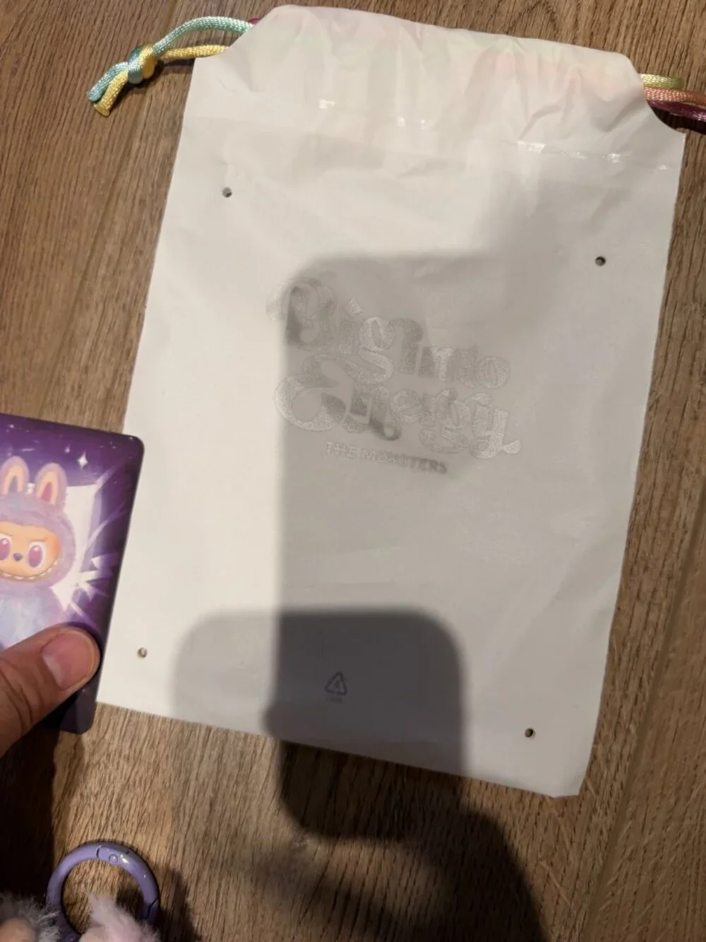 GENUINE * BIG INTO ENERGY LABUBU LUCK PURPLE - NEW WITHOUT BOX